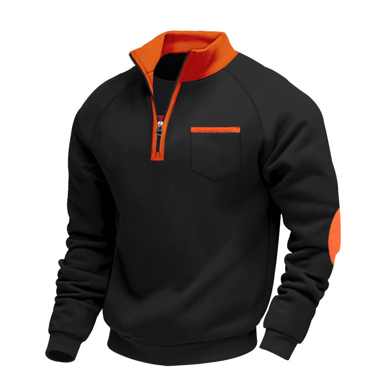 Herren Fleece Pullover mit halbem Reißverschluss Ciro – Bild 5