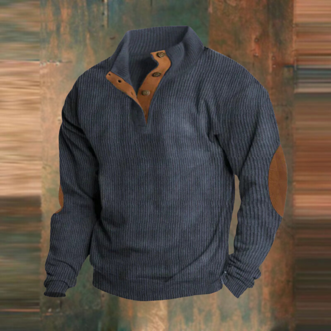 Achille | Retro-Pullover mit Aufnähern