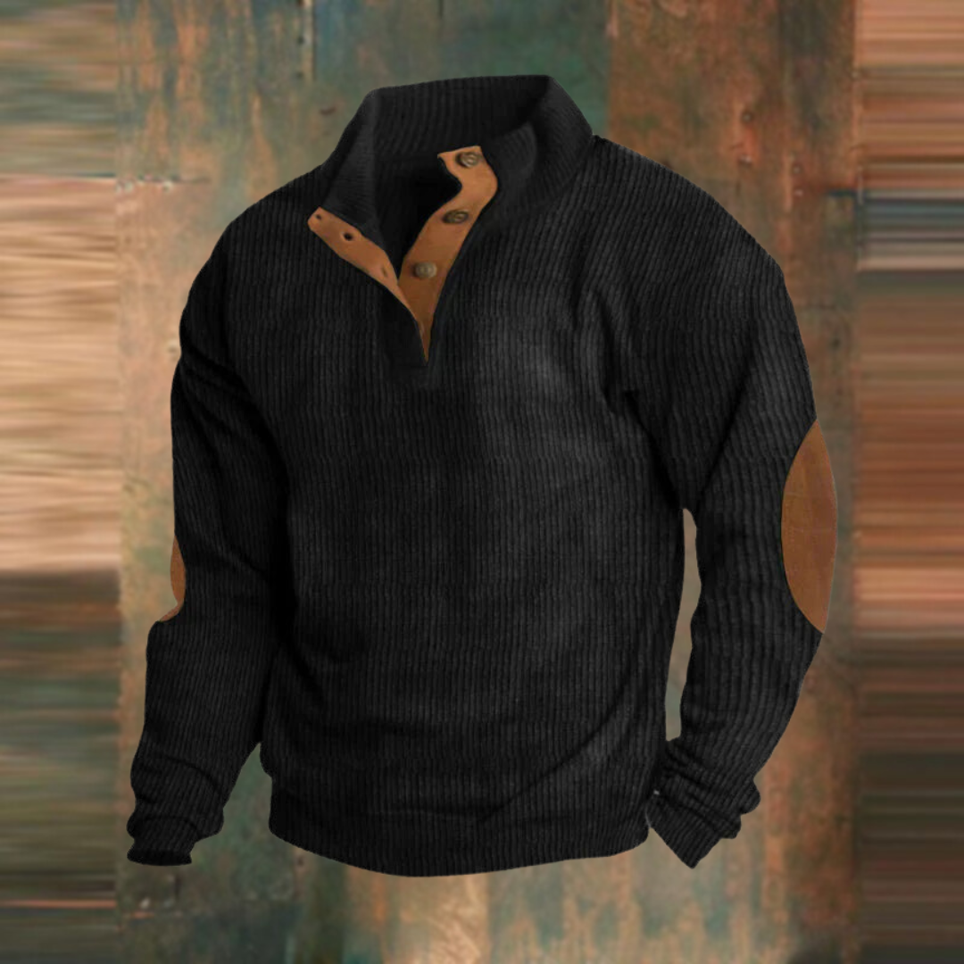 Achille | Retro-Pullover mit Aufnähern
