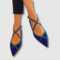 Elegante Mokassins in Marineblau Noëlle – Weiss Modehaus