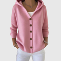 Eleganter Cardigan Joyce Rosa – Weiss Modehaus