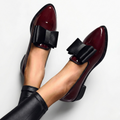 Heidi Mokassins Rot – Weiss Modehaus