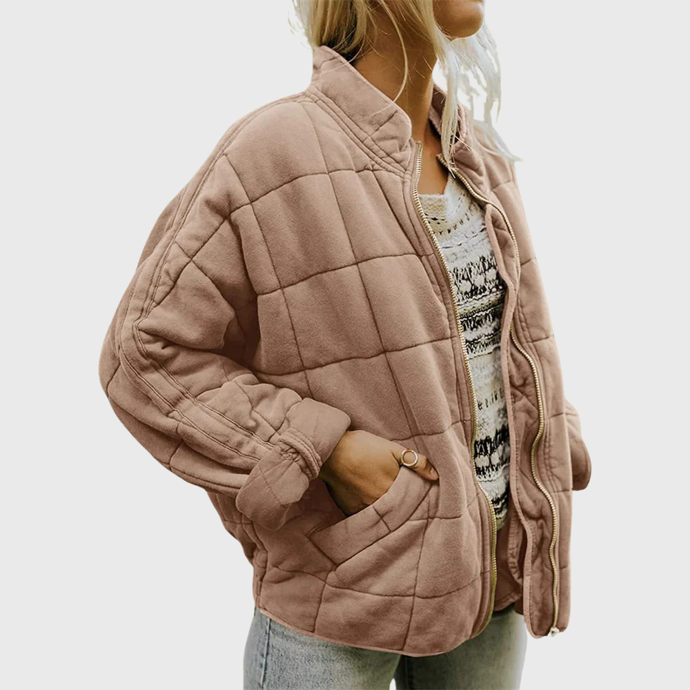 Steppjacke mit Reißverschluss Damen Assunta – Bild 4