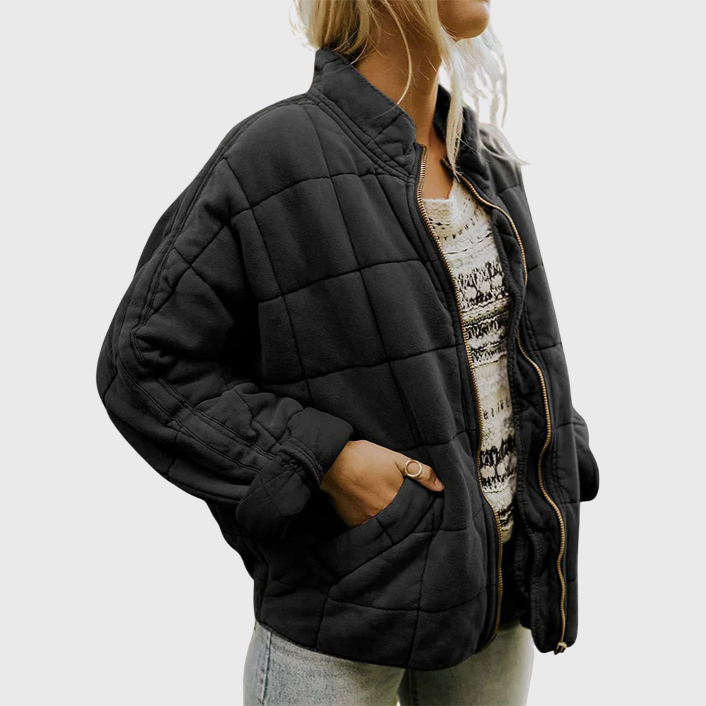 Steppjacke mit Reißverschluss Damen Assunta – Bild 2