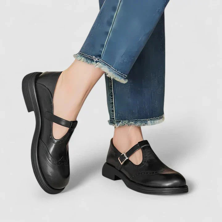 Klassische Mary Jane Schuhe Damen Louisa – Bild 4