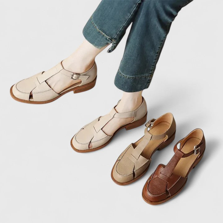 Elegante Mary Jane Sandalen Damen Thalina – Bild 6