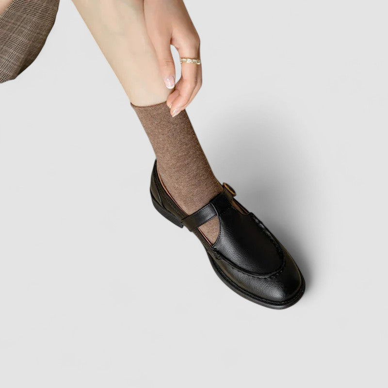 Orthopädische Mary Jane Schuhe mit quadrater Spitze Damen Zhelynne – Bild 3