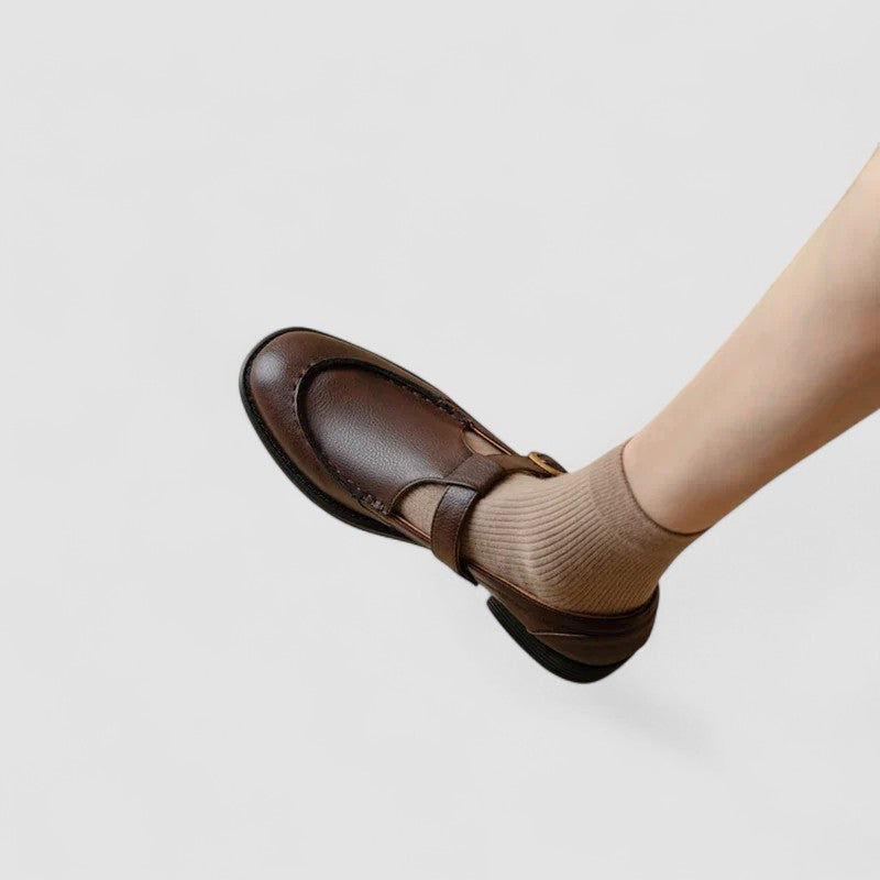 Orthopädische Mary Jane Schuhe mit quadrater Spitze Damen Zhelynne – Bild 4