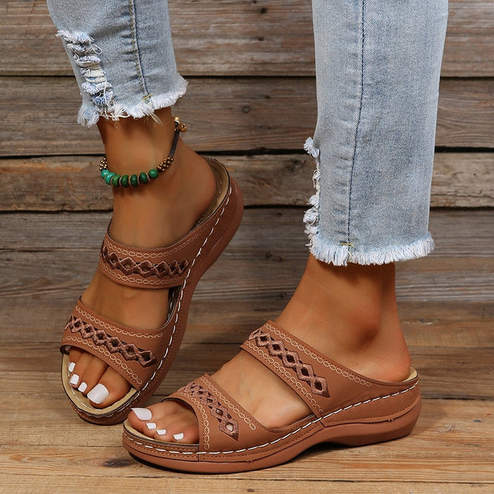 Gepolsterte orthopädische Sandalen Monta – Bild 6