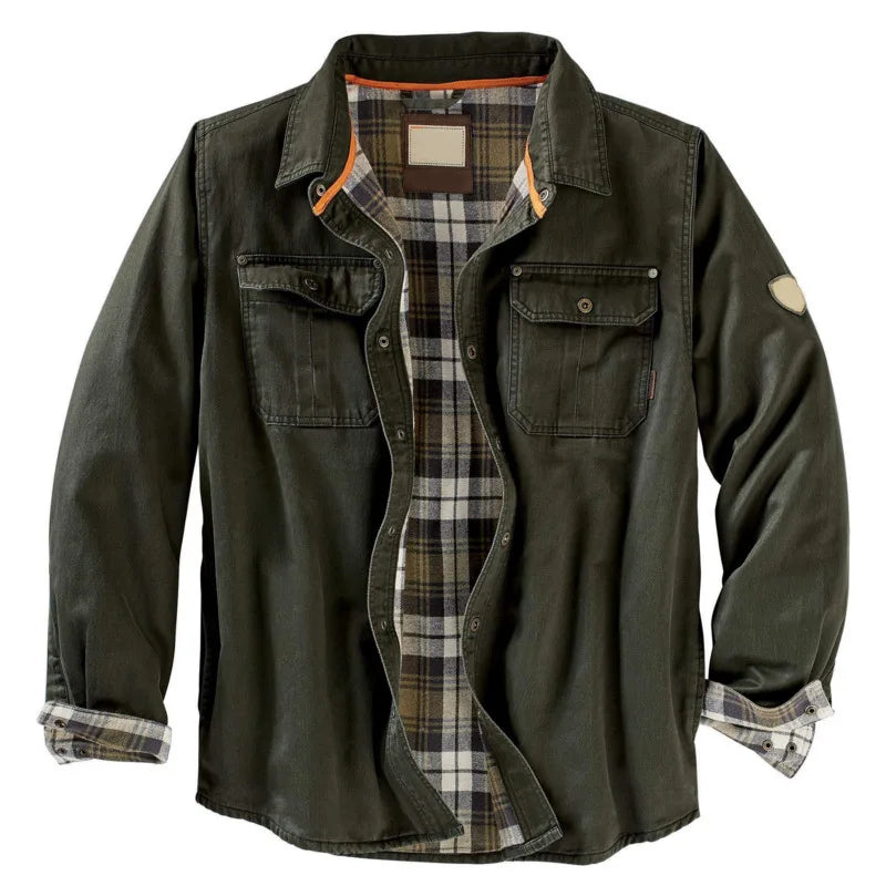 Vintage Baumwolljacke Herren Aldo – Bild 4
