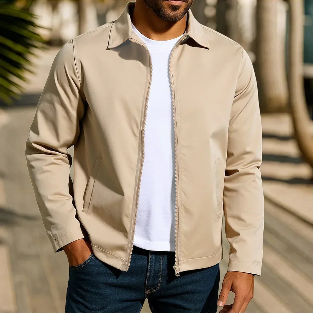 Leichte Casual-Jacke Herren Silvio – Bild 2