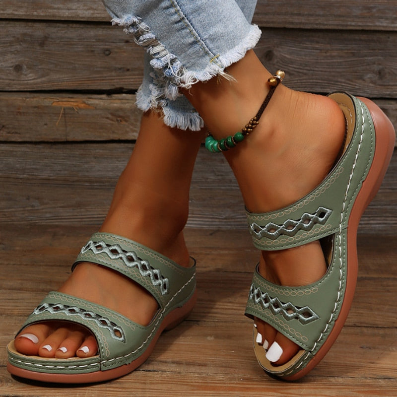 Gepolsterte orthopädische Sandalen Monta – Bild 8