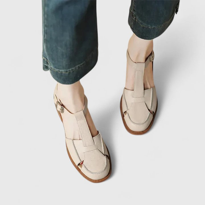 Elegante Mary Jane Sandalen Damen Thalina – Bild 5