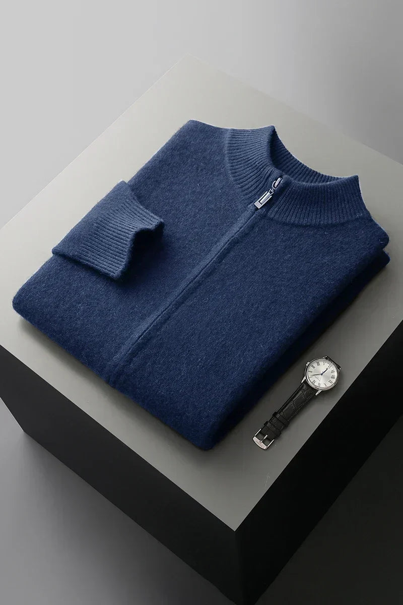 Luxuriöse Cashmere-Weste Herren Luciano – Bild 11