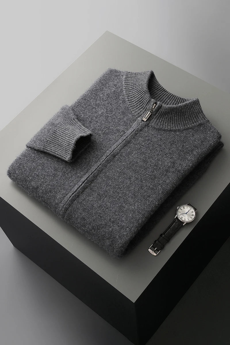 Luxuriöse Cashmere-Weste Herren Luciano – Bild 10