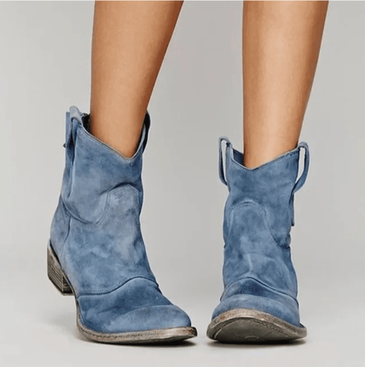 Orthopädische Stiefel aus Wildleder Loes – Bild 2