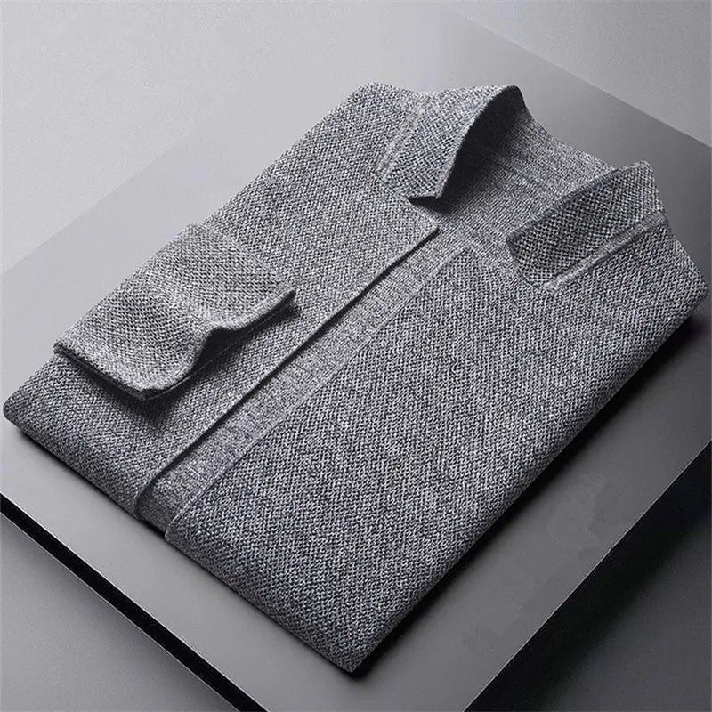 Herrenstrickjacke aus Wolle Rodolfo – Bild 5