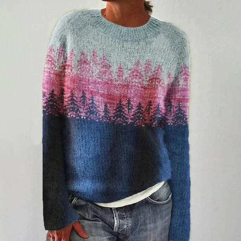 Klassischer Strickpullover Cate Rosa – Weiss Modehaus
