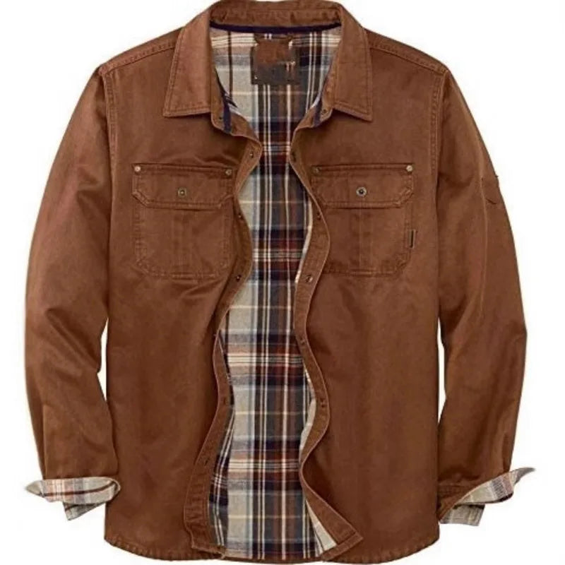 Vintage Baumwolljacke Herren Aldo – Bild 2
