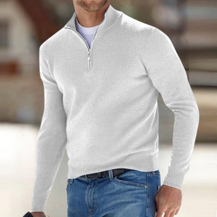 Herrenpullover mit Reißverschluss Arnaldo – Bild 3