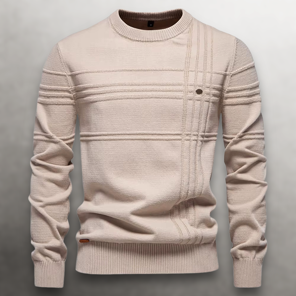 Herrenpullover Ton-in-Ton Teodoro – Bild 5