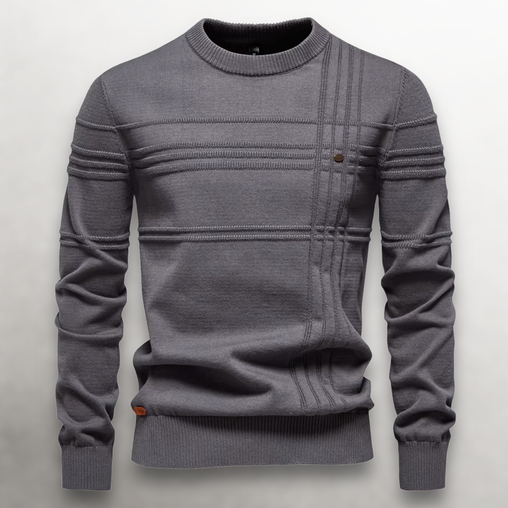 Herrenpullover Ton-in-Ton Teodoro – Bild 3