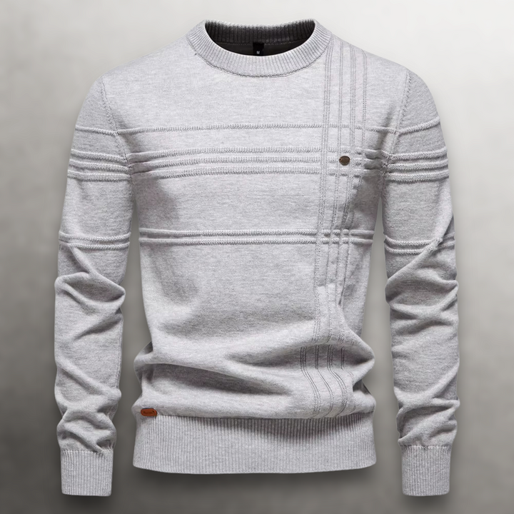 Herrenpullover Ton-in-Ton Teodoro – Bild 8