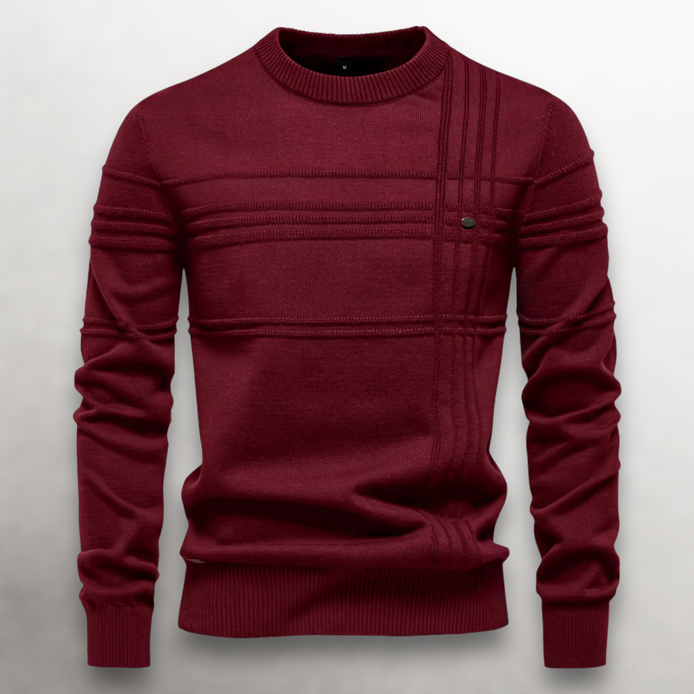 Herrenpullover Ton-in-Ton Teodoro – Bild 6
