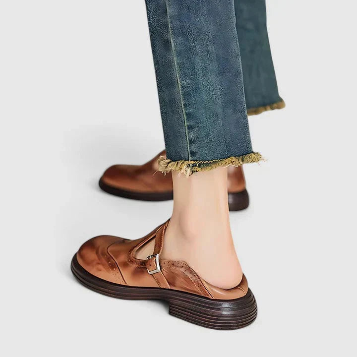 Klassische Mary Jane Schuhe Damen Louisa – Bild 2
