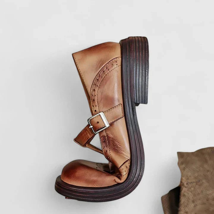 Klassische Mary Jane Schuhe Damen Louisa – Bild 7