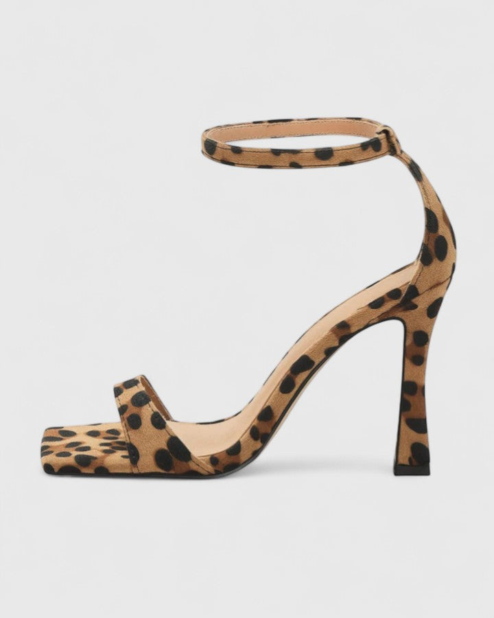 Elegante Absätze Evalisse Leopard – Weiss Modehaus