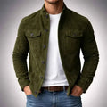 Wildlederjacke Oltrarno Grün – Weiss Modehaus