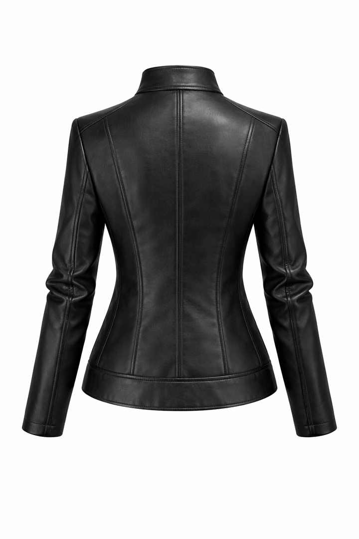 Gequiltete Lederjacke Damen Dream – Bild 13