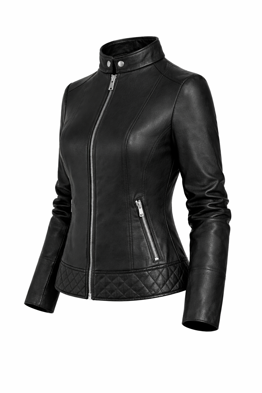 Steppjacke aus echtem Leder Damen Opulence – Bild 7