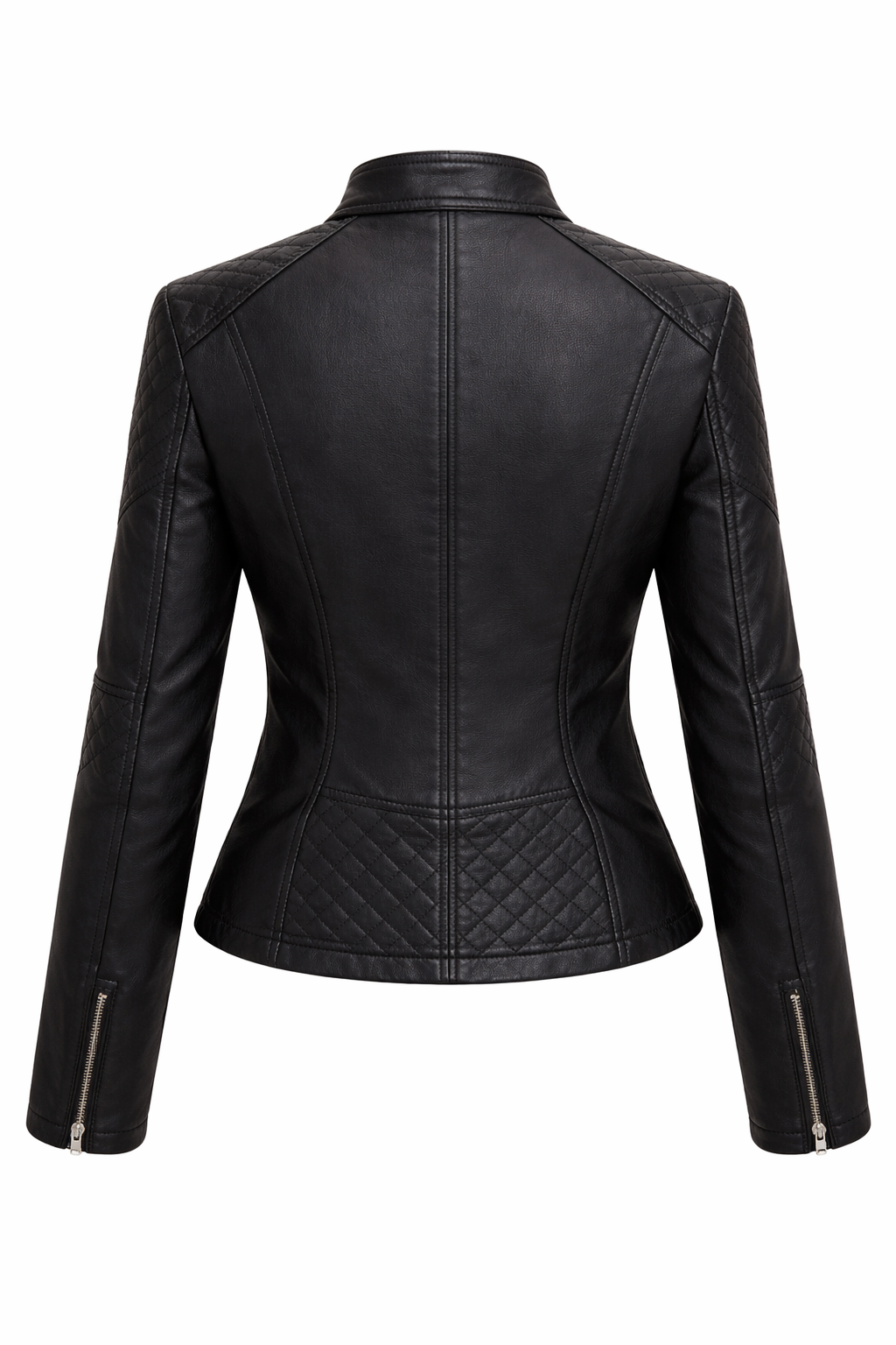 Steppjacke aus echtem Leder Damen Voug – Bild 13