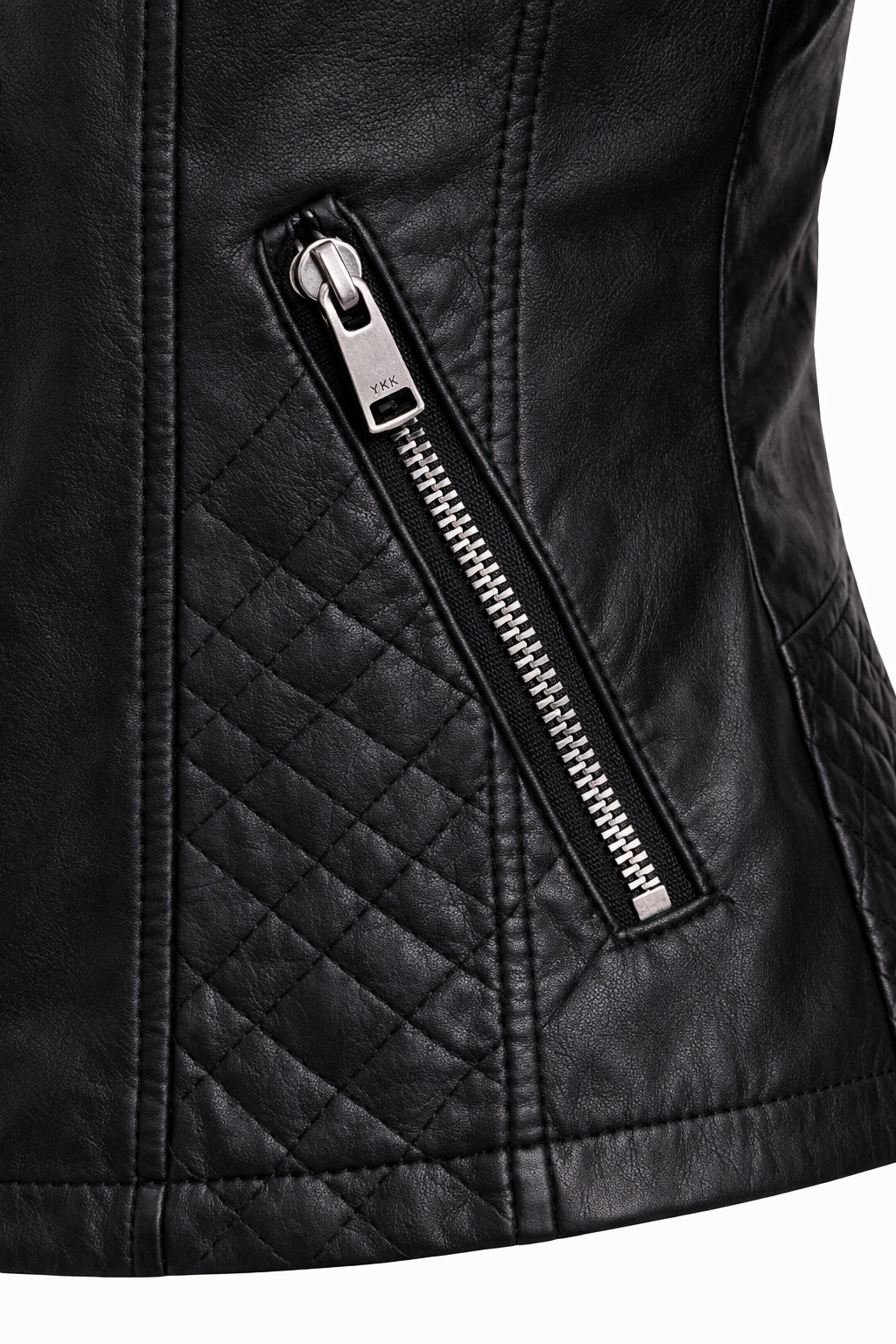 Steppjacke aus echtem Leder Damen Voug – Bild 17