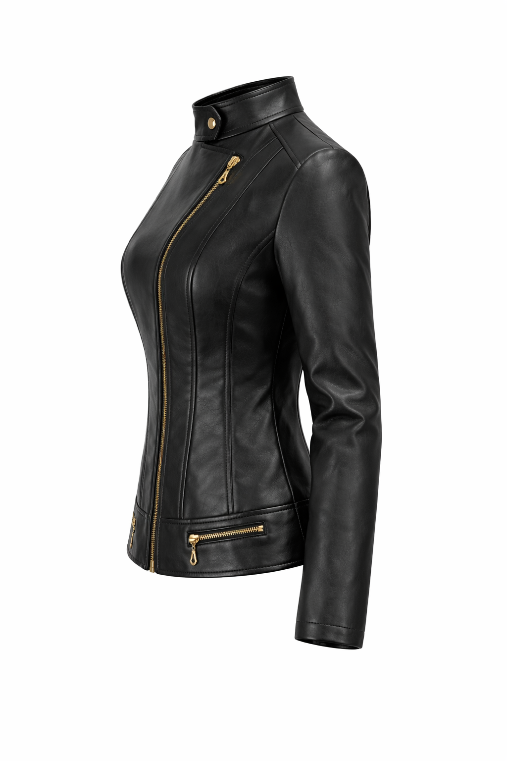 Gequiltete Lederjacke Damen Dream – Bild 14