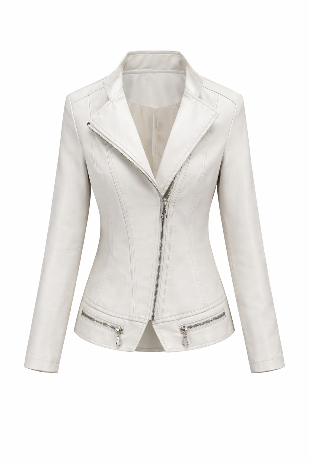 Gequiltete Lederjacke Damen Dream – Bild 18