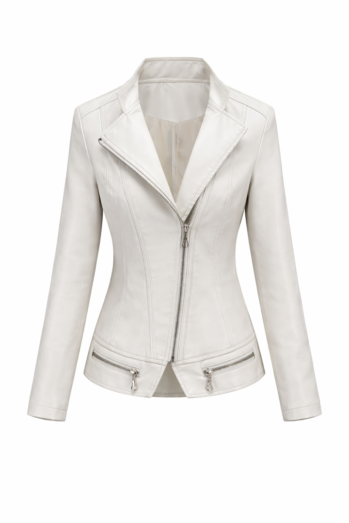 Gequiltete Lederjacke Damen Dream – Bild 18