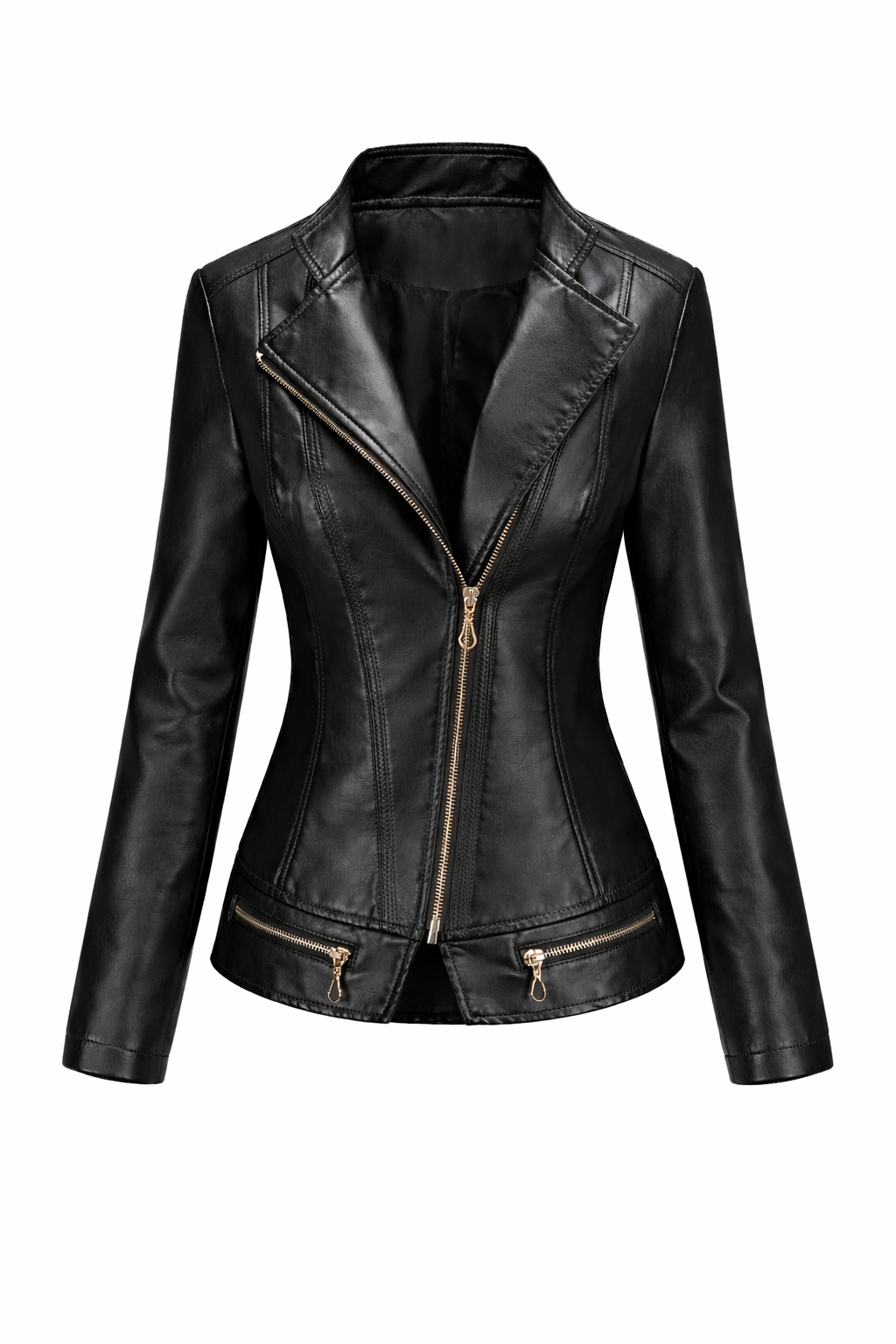 Gequiltete Lederjacke Damen Dream – Bild 11