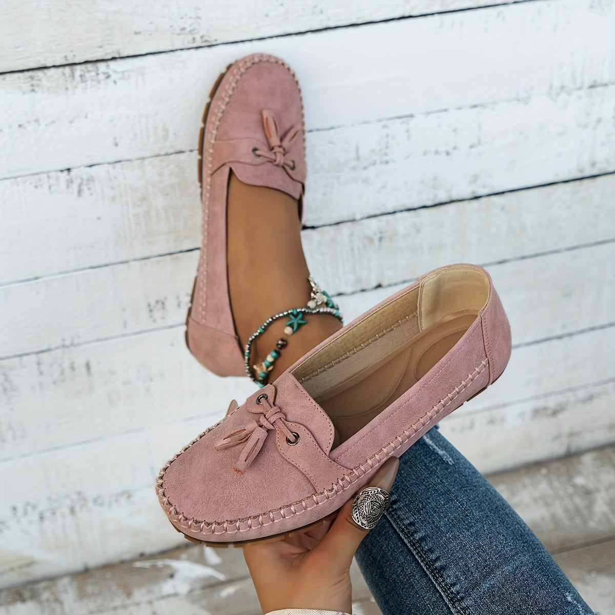 Klassische Loafers mit Quasten-Detail Nadine – Bild 2