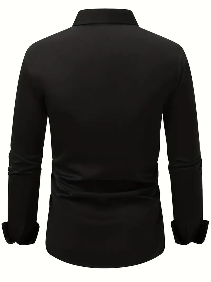 Atmungsaktive Langarmbluse Herren Valentino – Bild 20