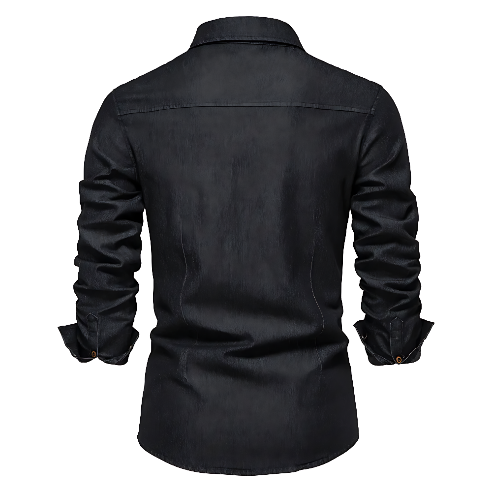 Flavio Herren-Denimhemd – Bild 5