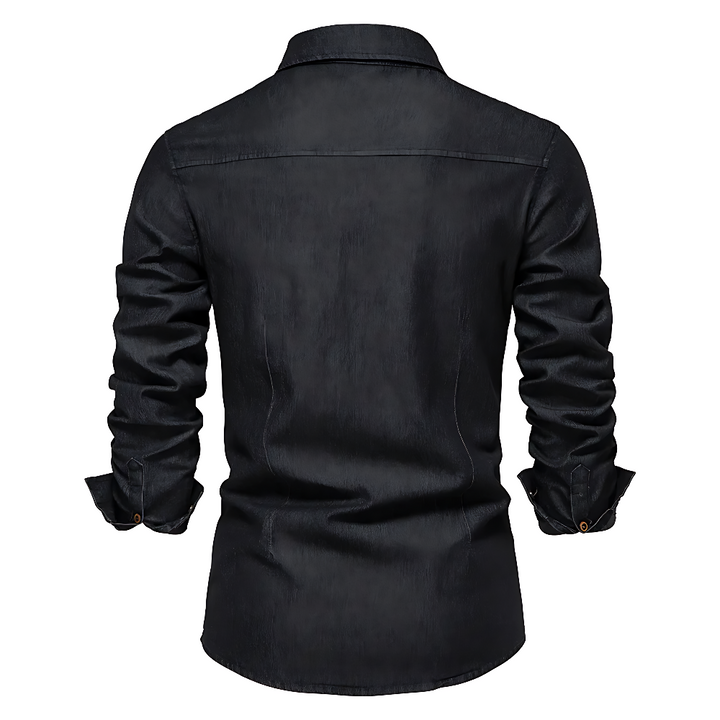 Flavio Herren-Denimhemd – Bild 5