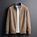 Zip-Pullover mit Kontrastbordüre Herren Celso – Bild 2