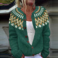 Isländische Strickjacke mit geometrischem Muster Damen Berenice – Bild 3
