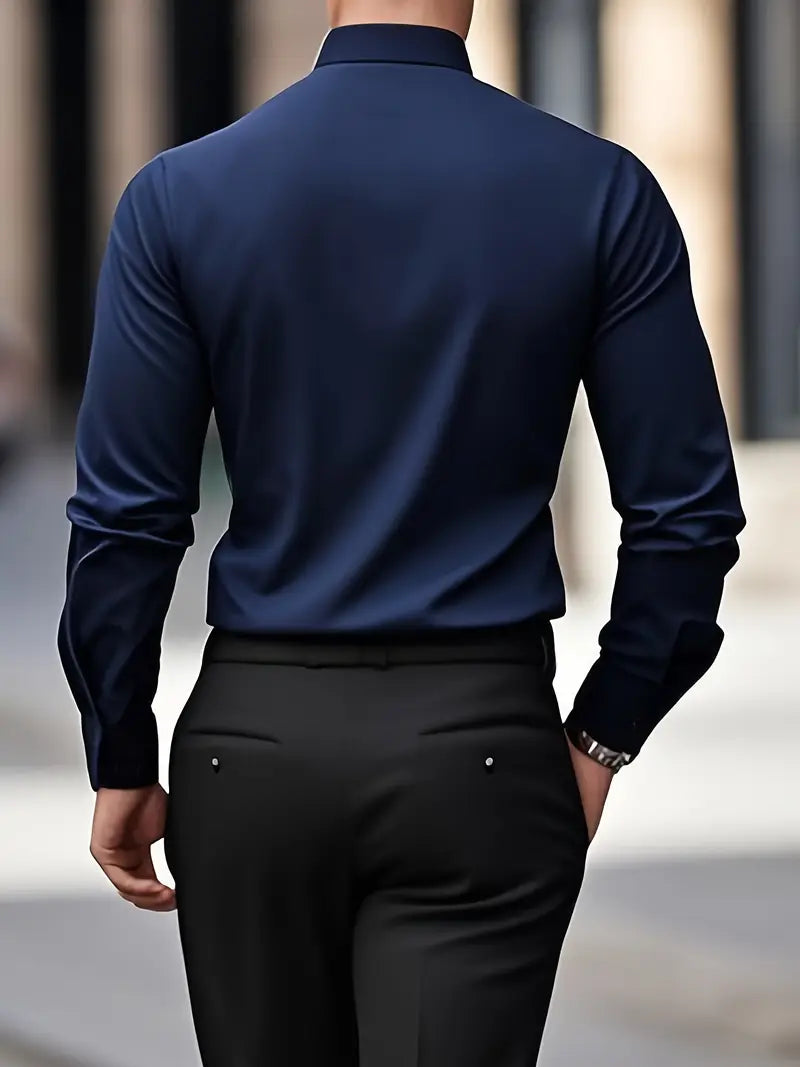 Atmungsaktive Langarmbluse Herren Valentino – Bild 12
