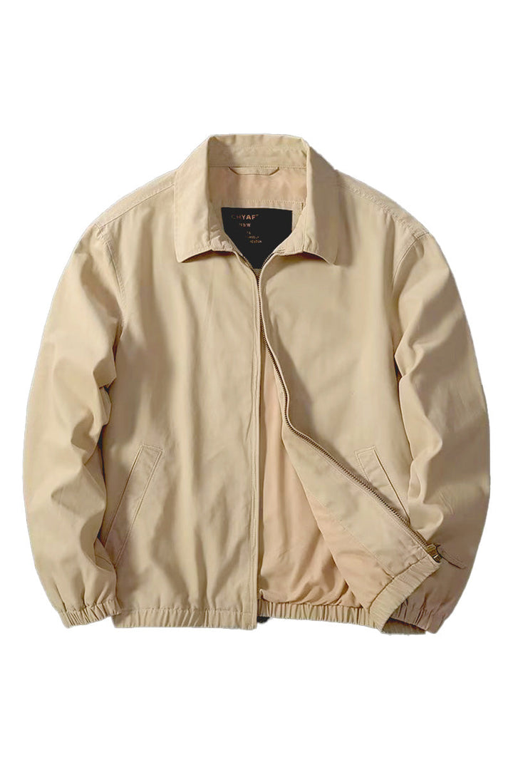Herren Golfjacke Filippo Beige – Weiss Modehaus