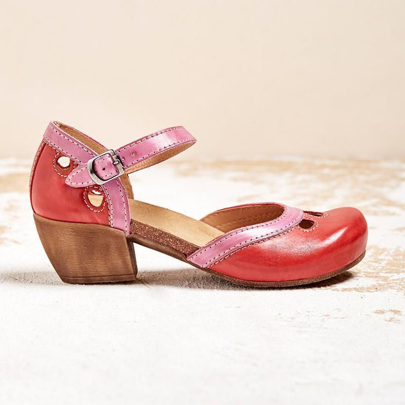 Orthopädische Sandalen mit niedrigem Absatz Laisy – Bild 11