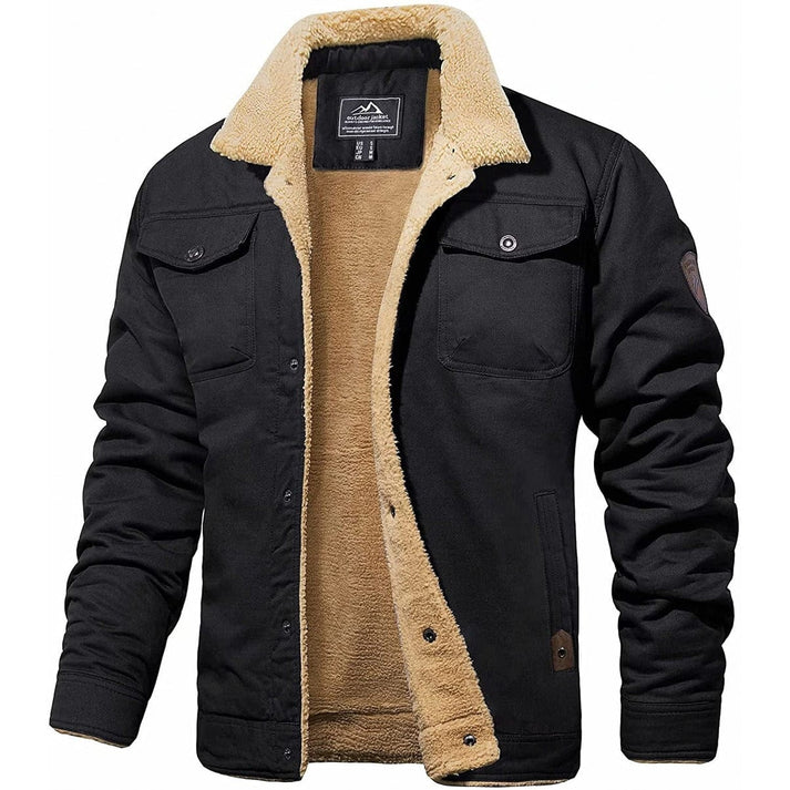 Herren Winter Bomber Julian Schwarz – Weiss Modehaus